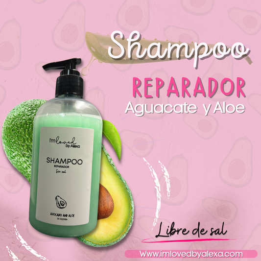 Shampoo reparador de aguacate